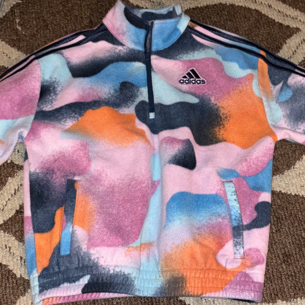 Adidas Kids Colorful Fleece Sweatshirt